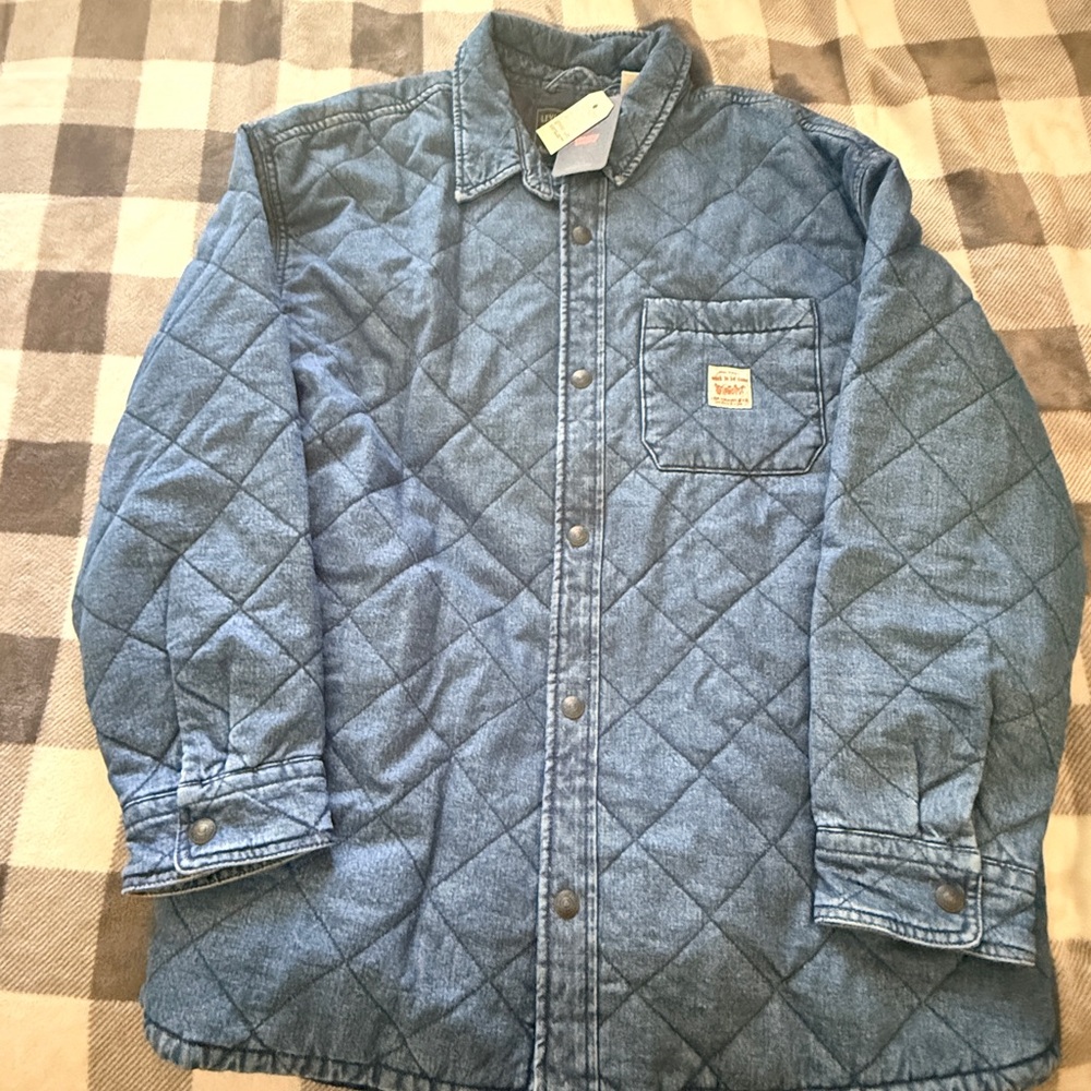 Levi's Quilted Denim Jacket - Blue